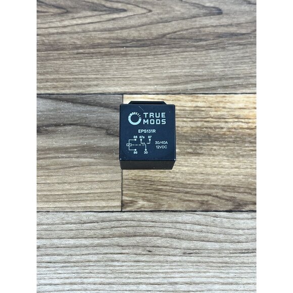 TRUE MODS ELECTRICAL RELAY BLACK EPS131R - 30/40A 12VDC - Picture 1 of 5